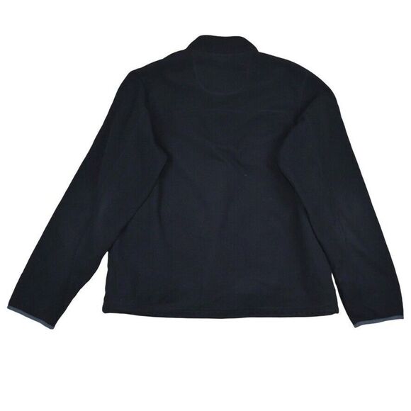 LL Bean Men's Polar Tec Micro Fleece Full Zip Jacket Size M Black 248581 - Picture 2 of 5